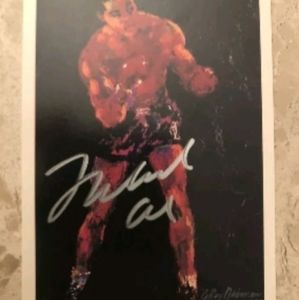 Muhammad Ali Autographed Card